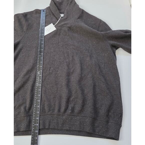 Free Assembly Men's Jacquard Rib Shawl Collar Pullover Black / Brown Size L NWT - Picture 7 of 14